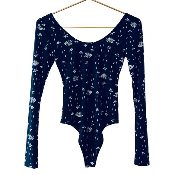 ‘Nordstrom by Cristina Martinez’ Evil Eye Bodysuit in Blue & Yellow - Picture 4 of 8